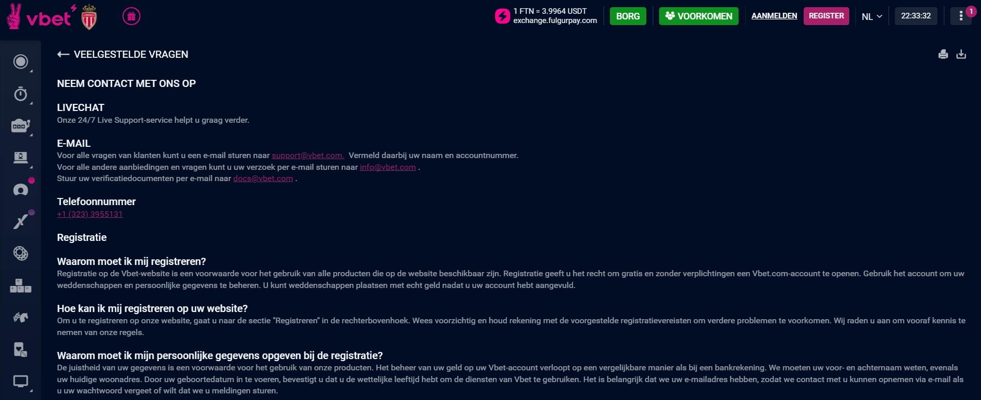 Vbet Nederland - Casino & Sportweddenschappen